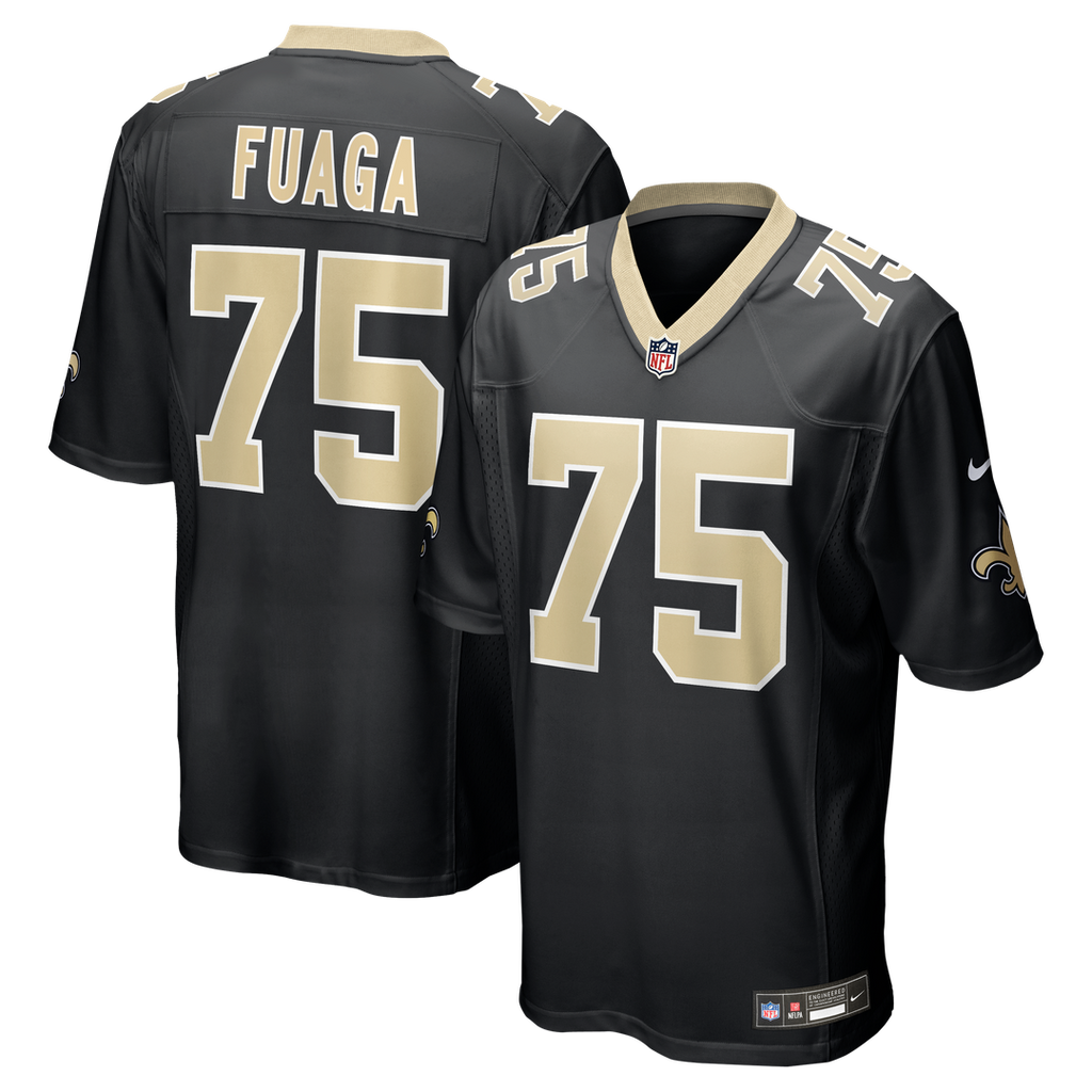 New Orleans Saints Taliese Fuaga Nike Game Jersey - Black