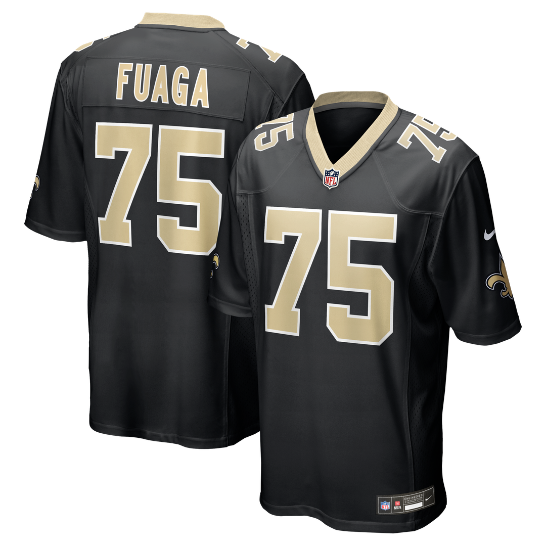 New Orleans Saints Taliese Fuaga Nike Game Jersey - Black