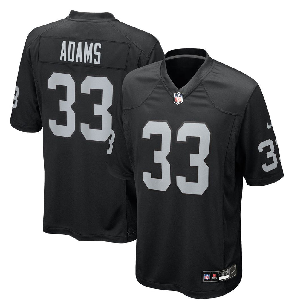Las Vegas Raiders Jamal Adams Nike Team Game Jersey - Black