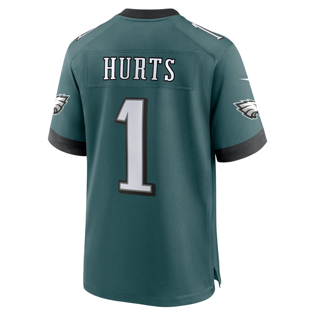 Philadelphia Eagles Jalen Hurts Nike Team Game Jersey - Midnight Green
