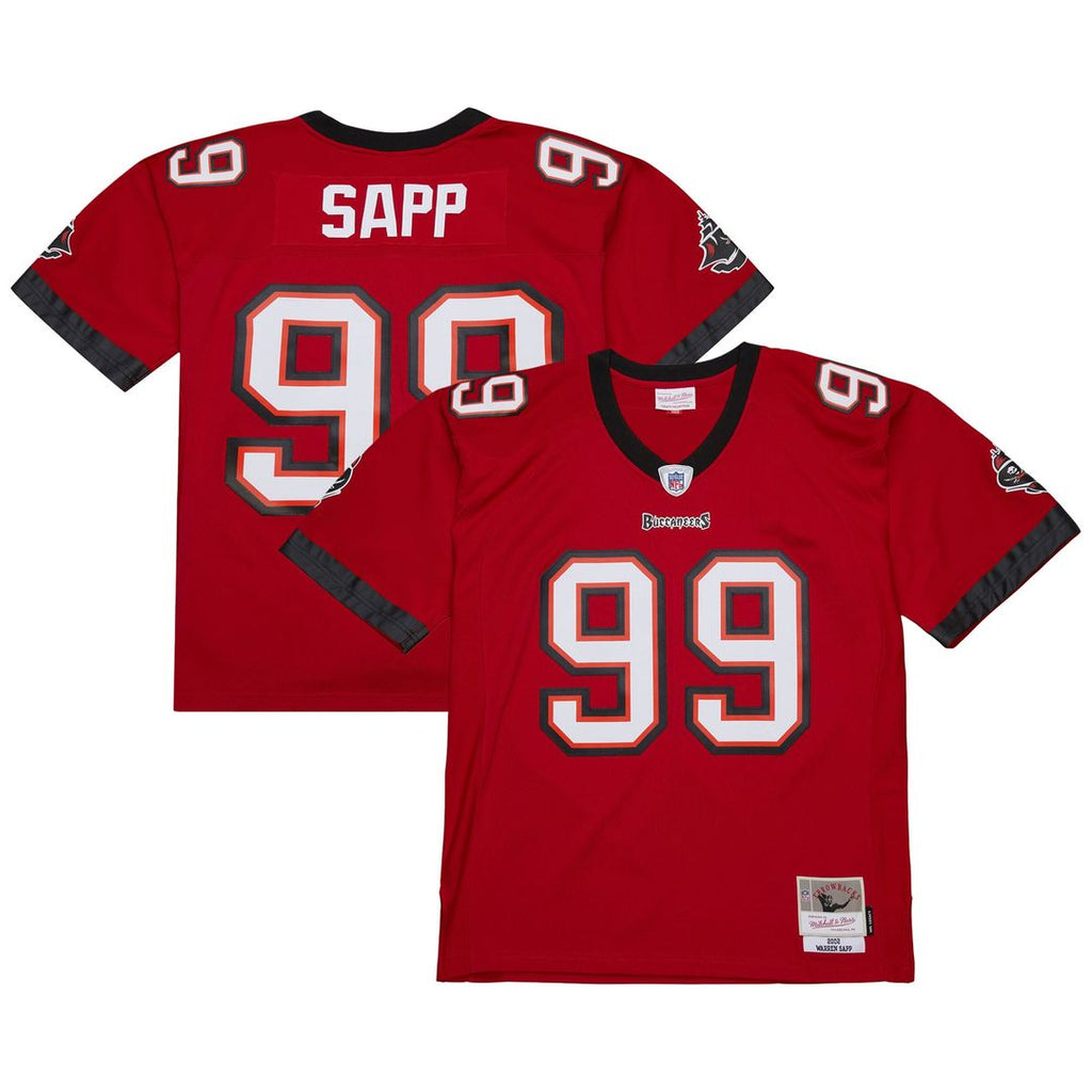 Tampa Bay Buccaneers Warren Sapp Mitchell & Ness 1995 Legacy Replica Jersey - Orange