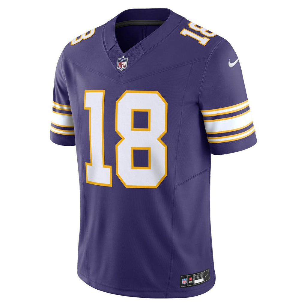 Minnesota Vikings Justin Jefferson Nike Vapor F.U.S.E. Limited Jersey - Purple
