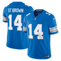 Detroit Lions Amon-Ra St. Brown Nike Team Vapor F.U.S.E. Stitched Limited Jersey - Blue