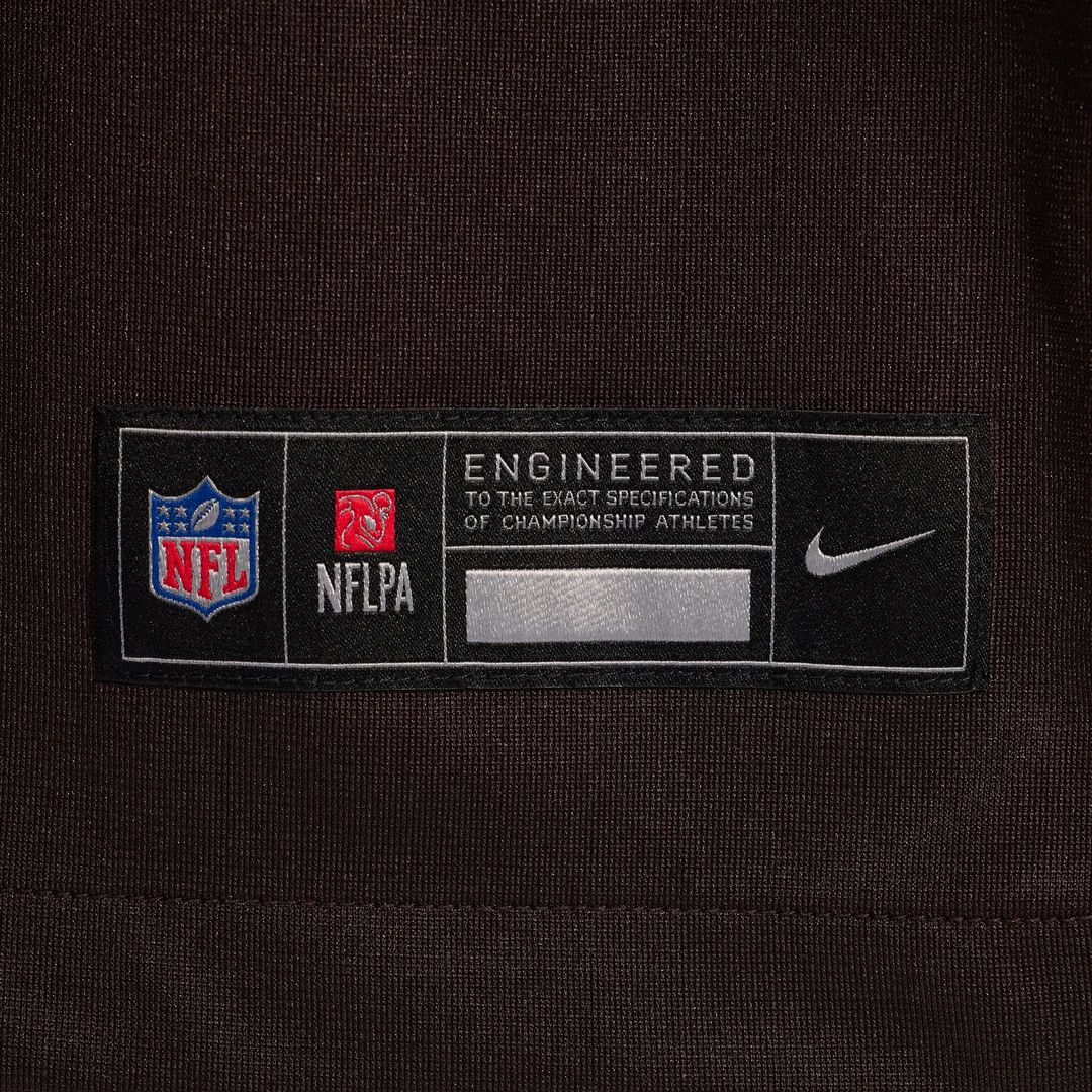 Cleveland Browns Number 1 Dad Nike Game Jersey - Brown