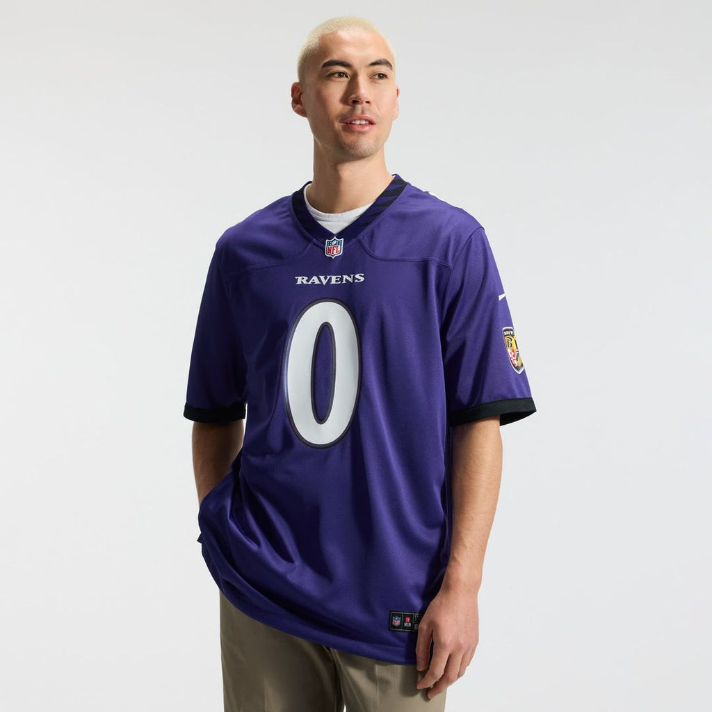 Baltimore Ravens Roquan Smith Nike Team Game Jersey - Purple