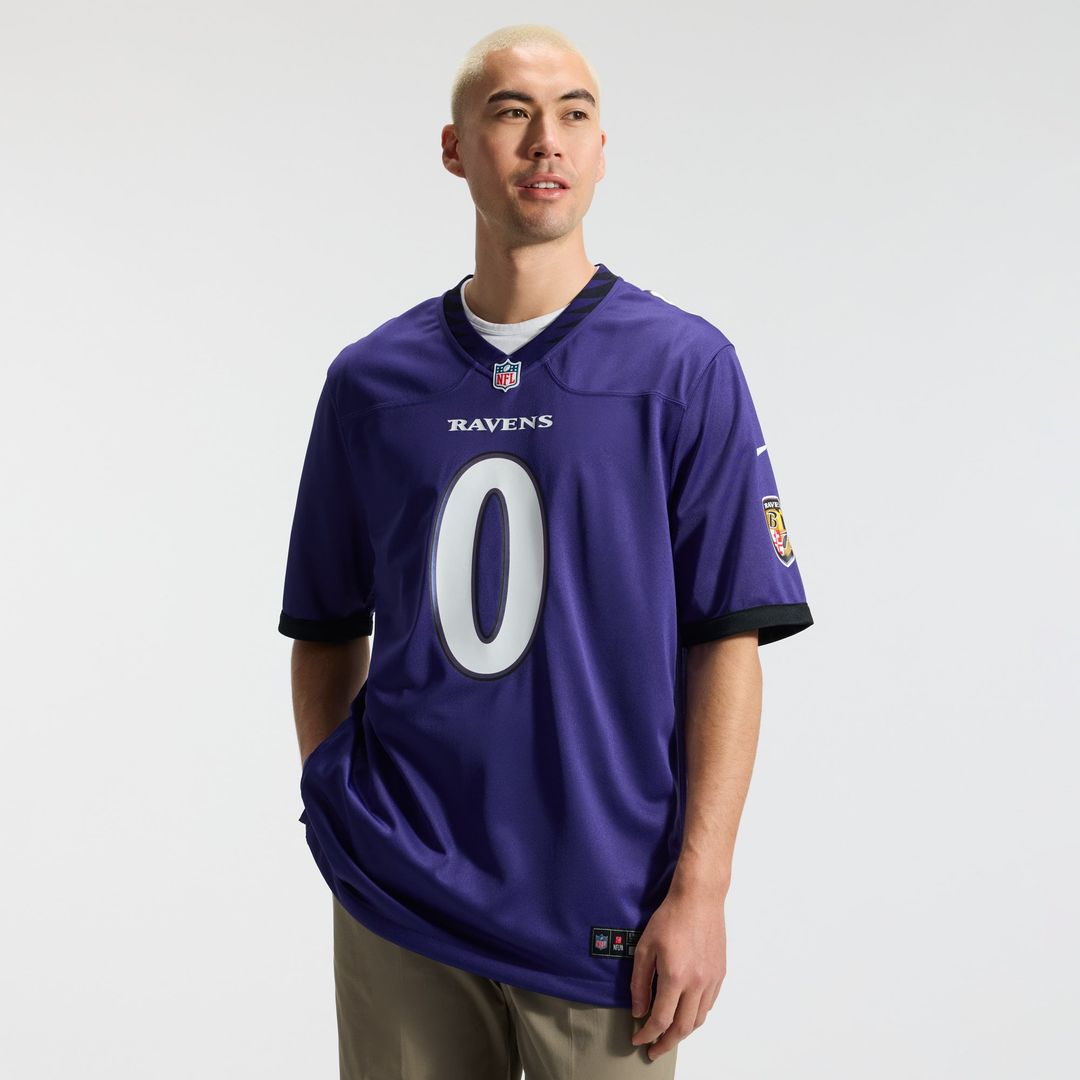 Baltimore Ravens Roquan Smith Nike Team Game Jersey - Purple