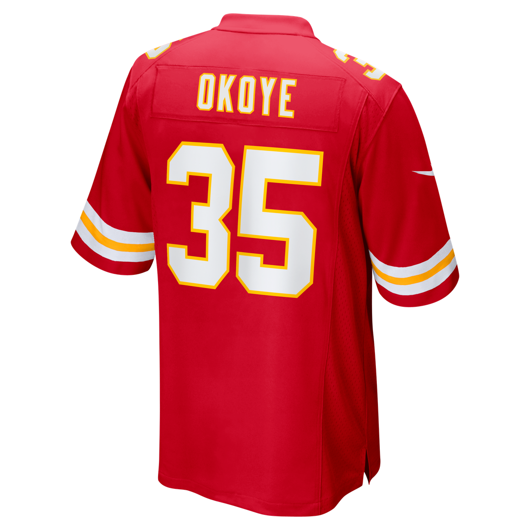 Kansas City Chiefs Christian Okoye Nike Game Retired Player Jersey - Red