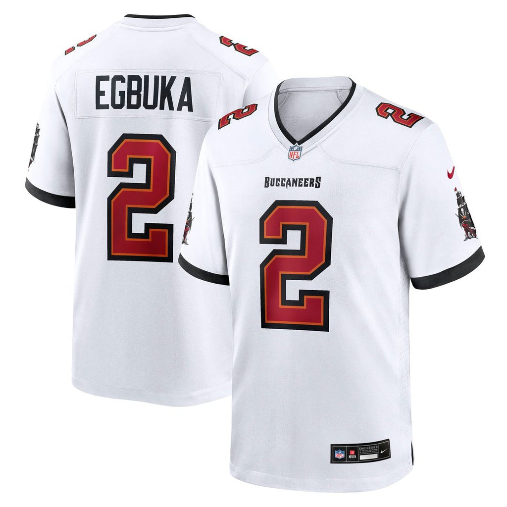 Tampa Bay Buccaneers Emeka Egbuka Nike Alternate 2 Game Jersey - Creamsicle