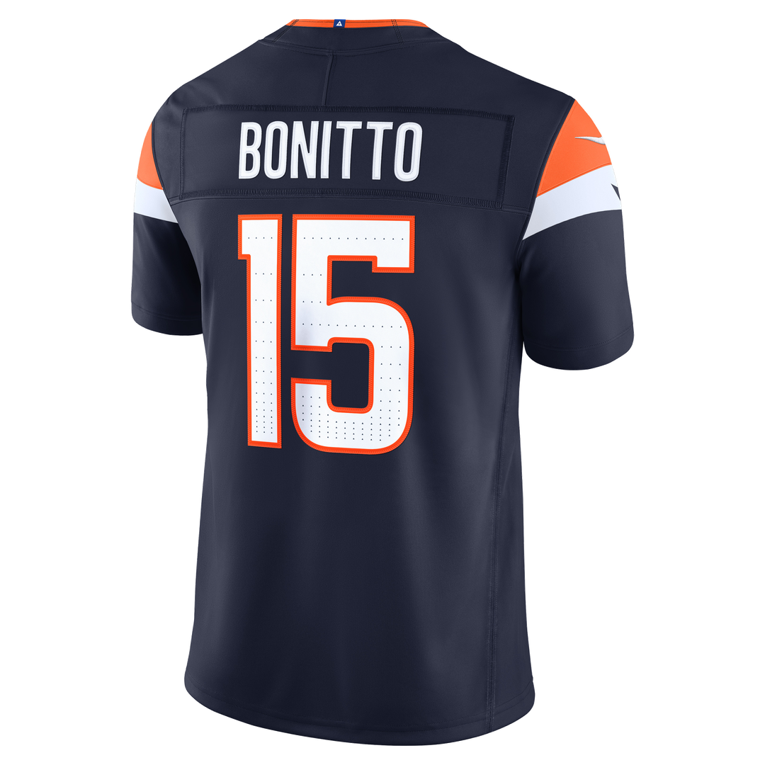 Denver Broncos Nik Bonitto Nike Alternate Mile High Collection 1977 Throwback Vapor F.U.S.E. Stitched Limited Jersey - Orange