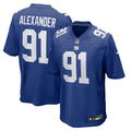 New York Giants Darius Alexander Nike Team Game Jersey - Royal