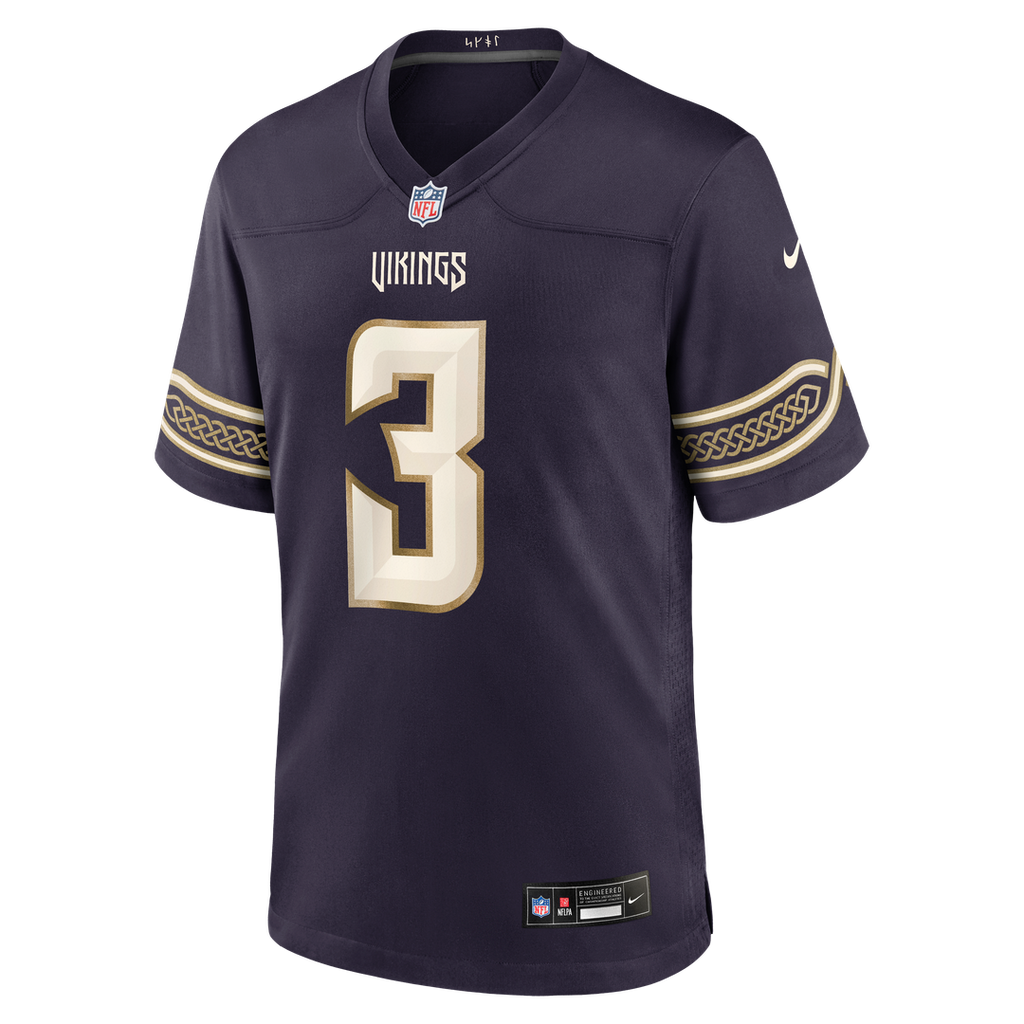 Minnesota Vikings Jordan Addison Nike 2026 Rivalries Collection Game Jersey - Purple