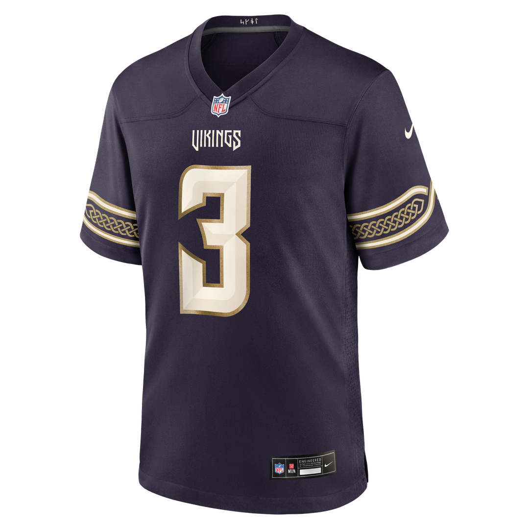 Minnesota Vikings Jordan Addison Nike 2026 Rivalries Collection Game Jersey - Purple