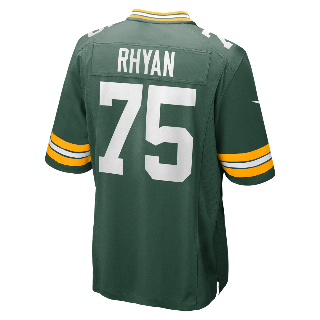 Green Bay Packers Sean Rhyan Nike Game Player Jersey - Green