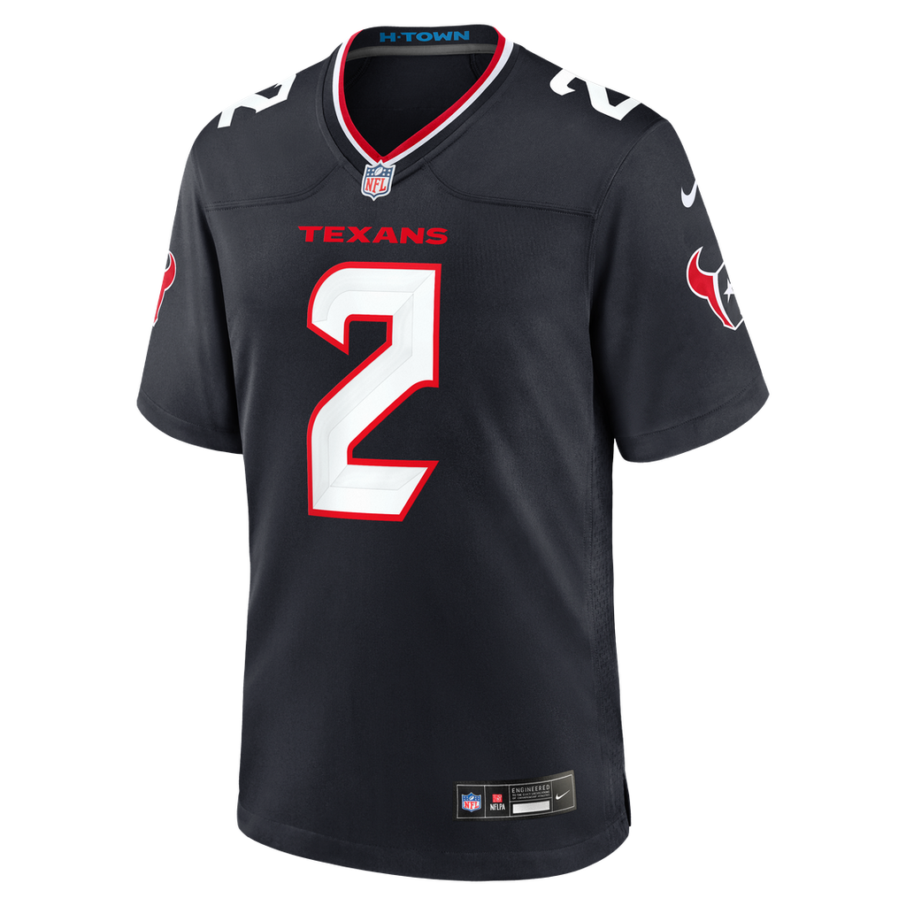 Houston Texans Calen Bullock Nike Team Game Jersey - Navy