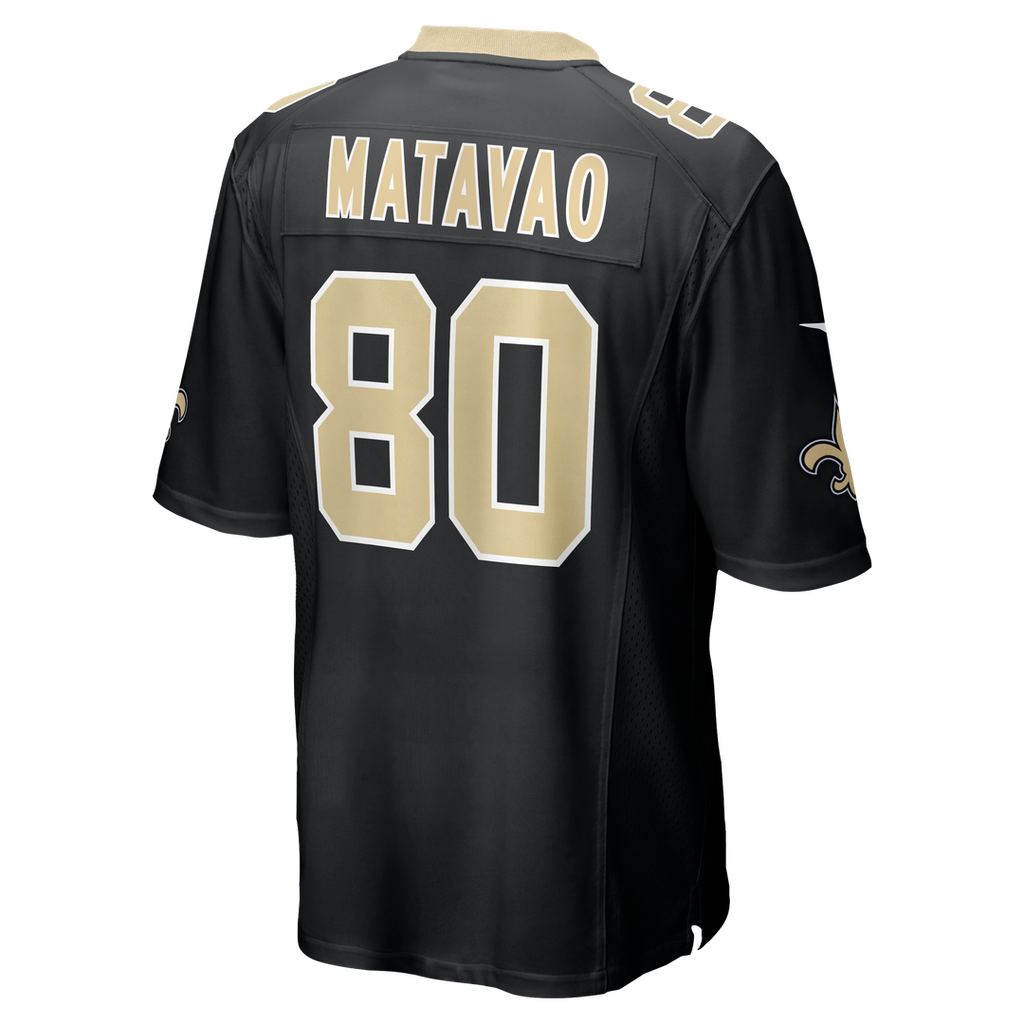 New Orleans Saints Moliki Matavao Nike Team Game Jersey - Black