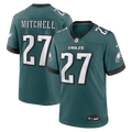 Philadelphia Eagles Quinyon Mitchell Nike Team Game Jersey - Midnight Green