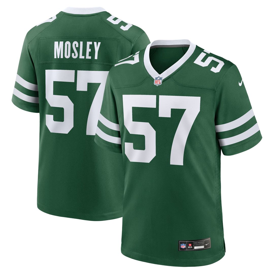 New York Jets C.J. Mosley Nike Team Game Jersey - Legacy Green