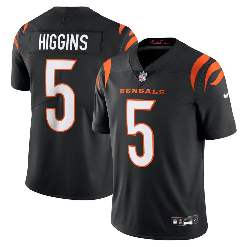 Cincinnati Bengals Tee Higgins Nike Vapor Untouchable Limited Jersey - Black