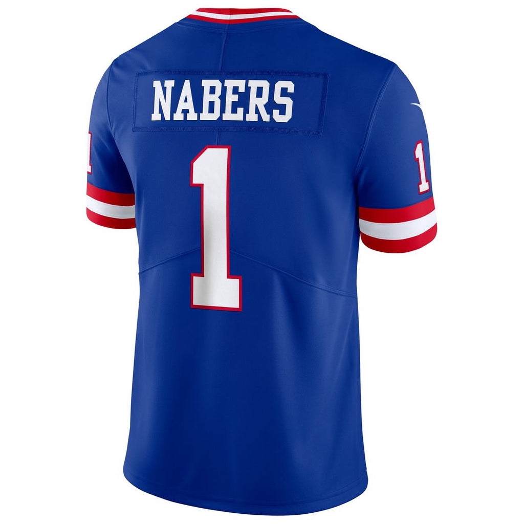 New York Giants Malik Nabers Nike Alternate 2 Legacy Vapor Untouchable Limited Jersey - Royal
