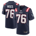 New England Patriots Morgan Moses Nike Team Game Jersey - Navy