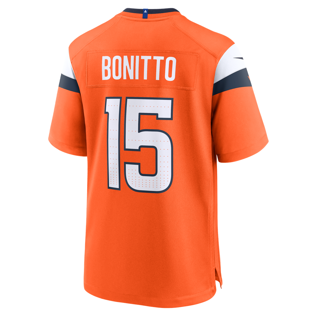 Denver Broncos Nik Bonitto Nike Team Game Jersey - Orange