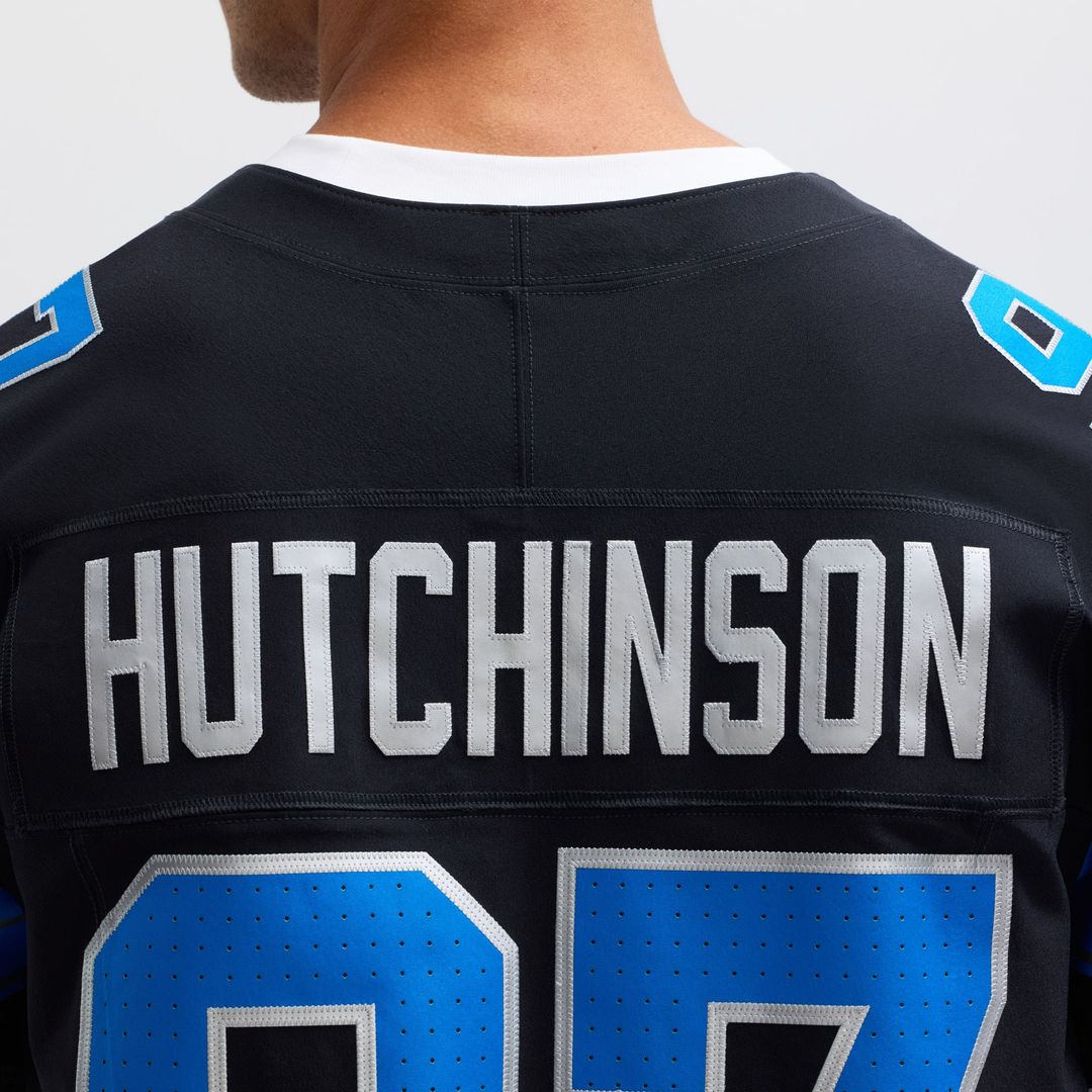 Detroit Lions Aidan Hutchinson Nike Alternate Vapor F.U.S.E. Elite Jersey - Black
