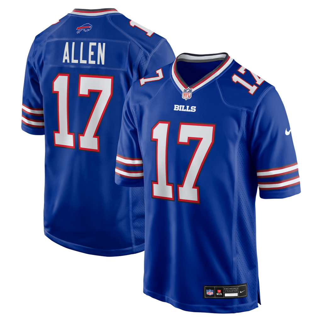Buffalo Bills Josh Allen Nike Team Game Player Jersey - Royal