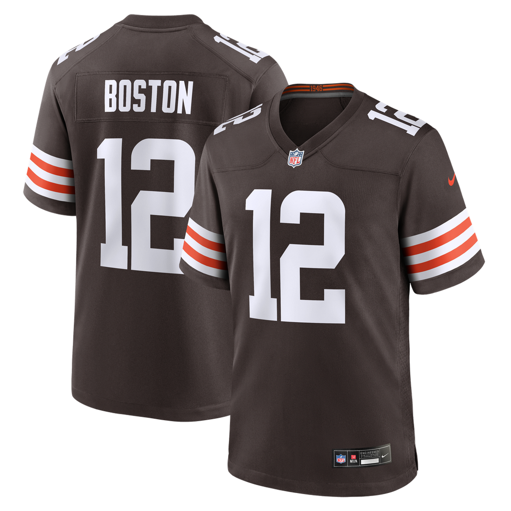 Cleveland Browns Denzel Boston Nike Game Jersey - Brown