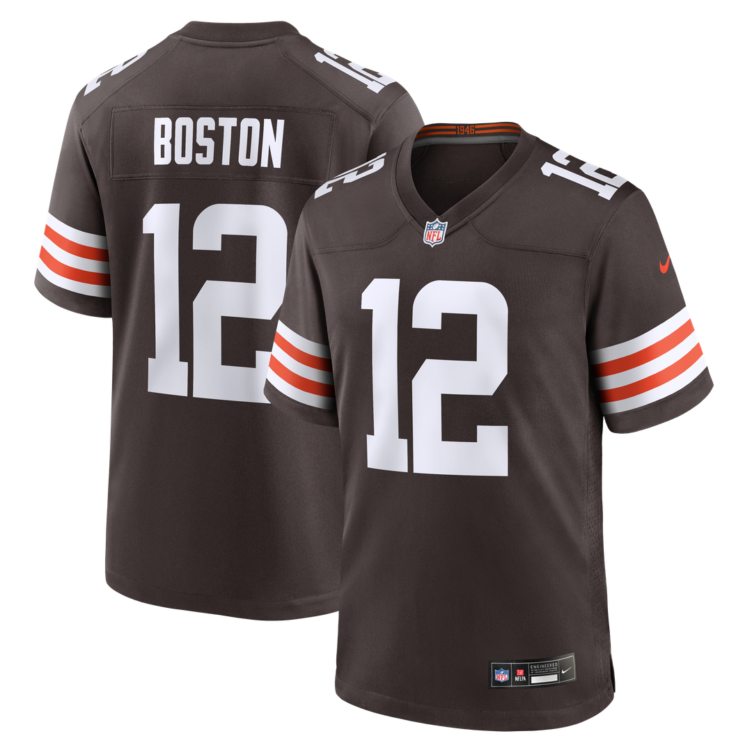 Cleveland Browns Denzel Boston Nike Game Jersey - Brown