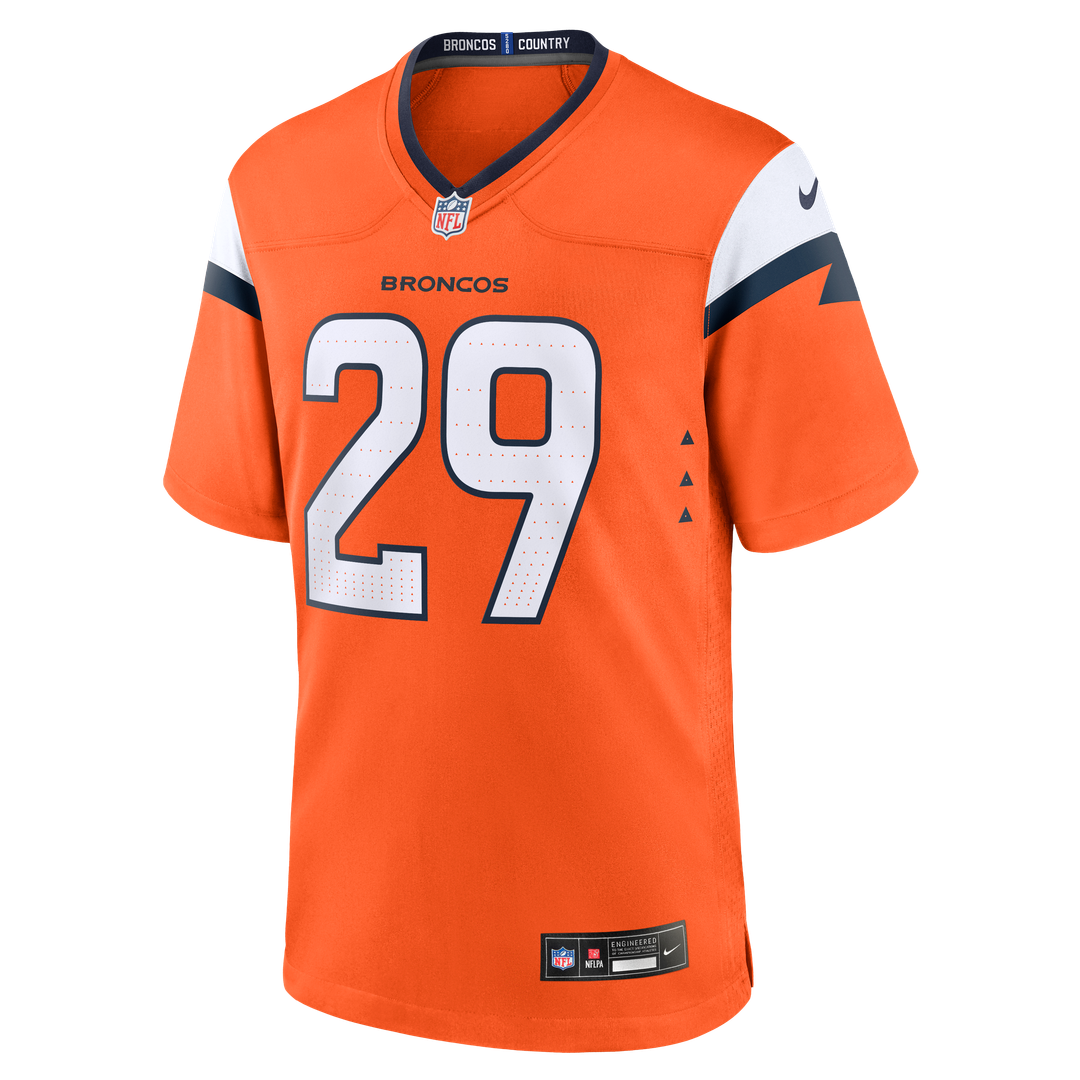 Denver Broncos Ja'Quan McMillian Nike Team Game Jersey - Orange