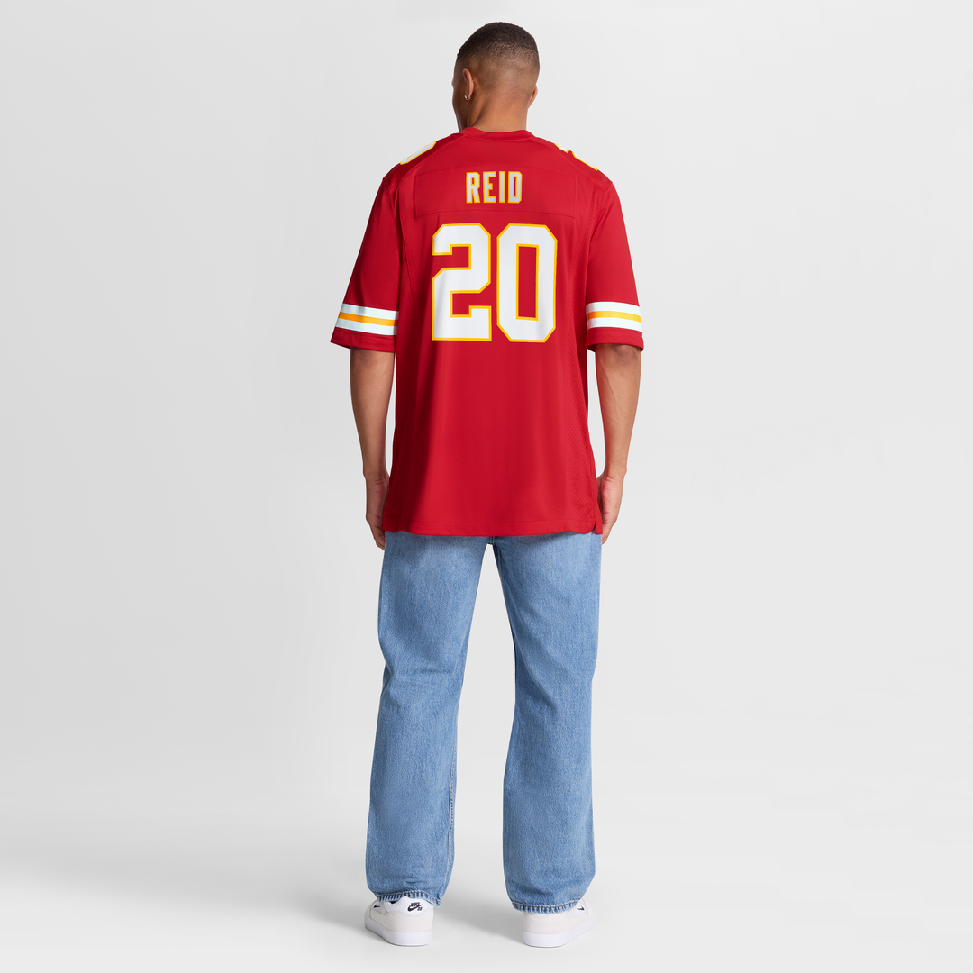 Kansas City Chiefs Justin Reid Nike Game Jersey - Red