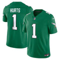 Philadelphia Eagles Jalen Hurts Nike Alternate Vapor F.U.S.E. Stitched Limited Jersey - Kelly Green