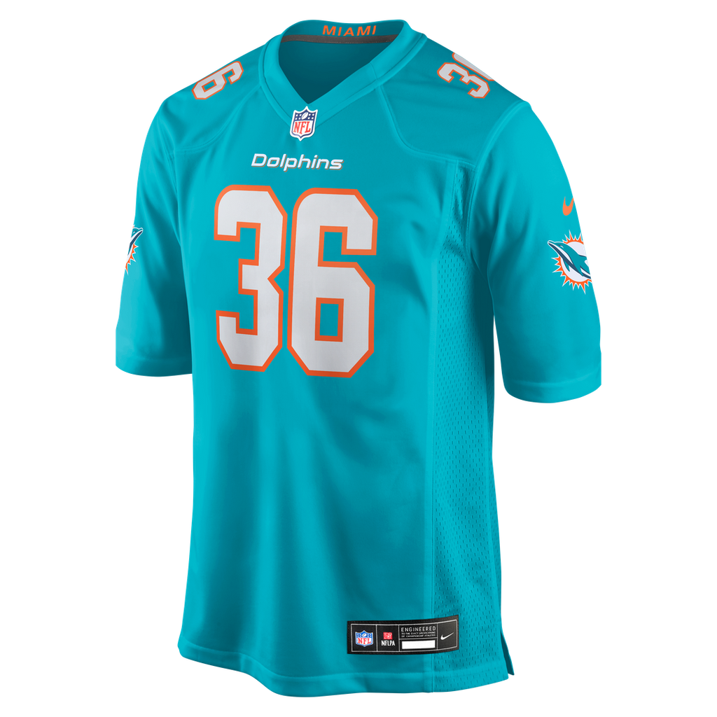 Miami Dolphins Storm Duck Nike Game Jersey - Aqua