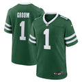 New York Jets Number 1 Groom Nike Game Jersey - Legacy Green