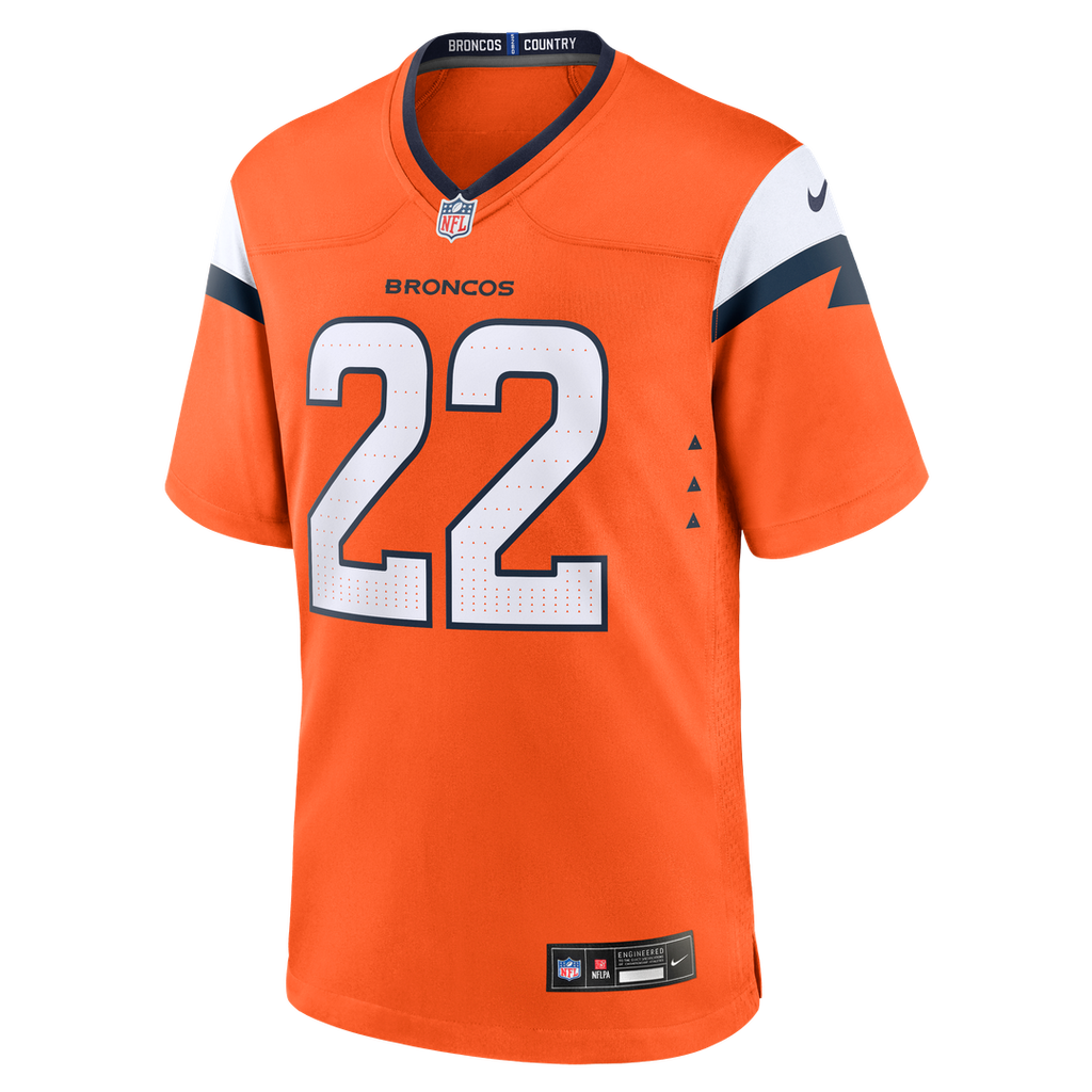 Denver Broncos Brandon Jones Nike Team Game Jersey - Orange