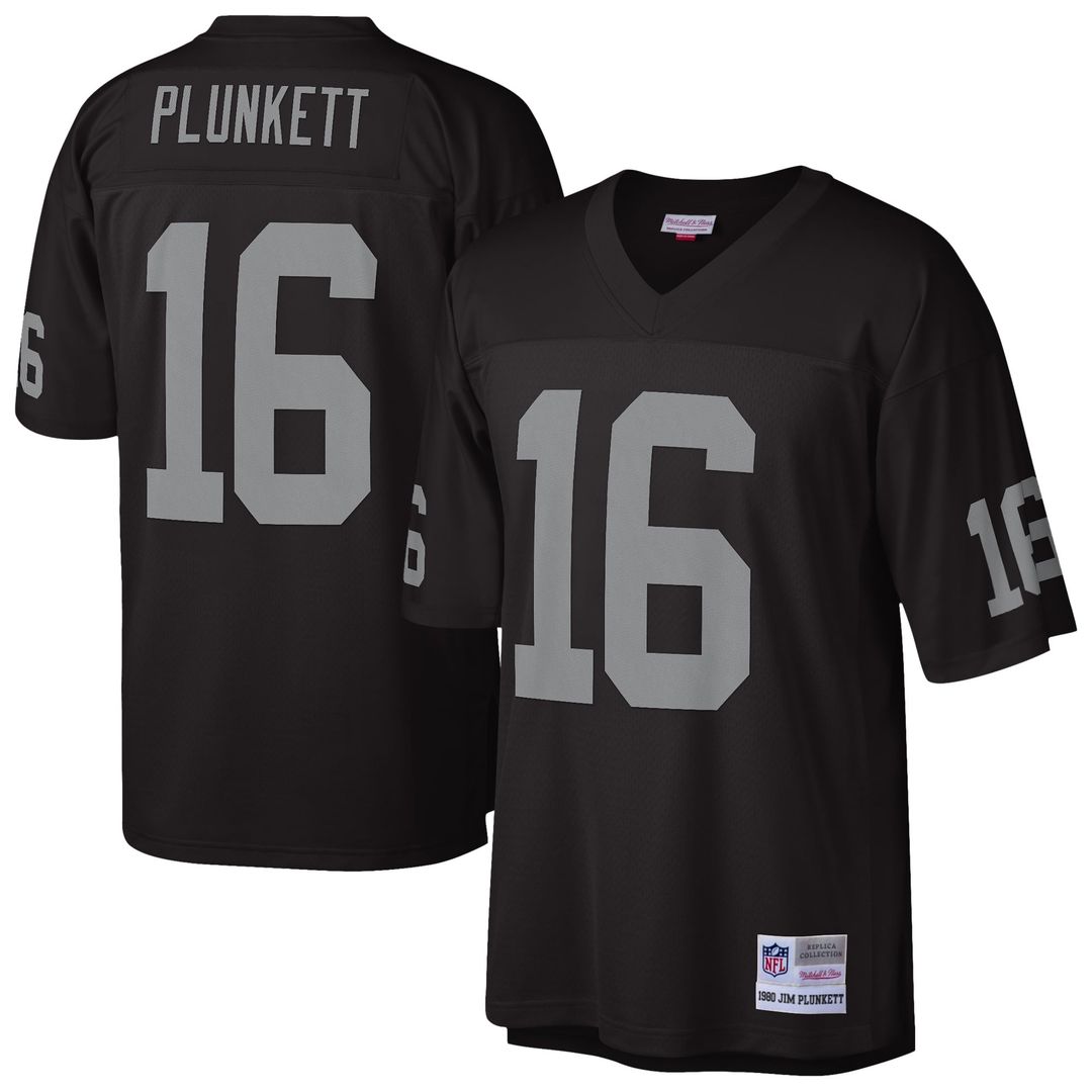 Oakland Raiders Jim Plunkett Mitchell & Ness 1980 Legacy Replica Jersey - Black