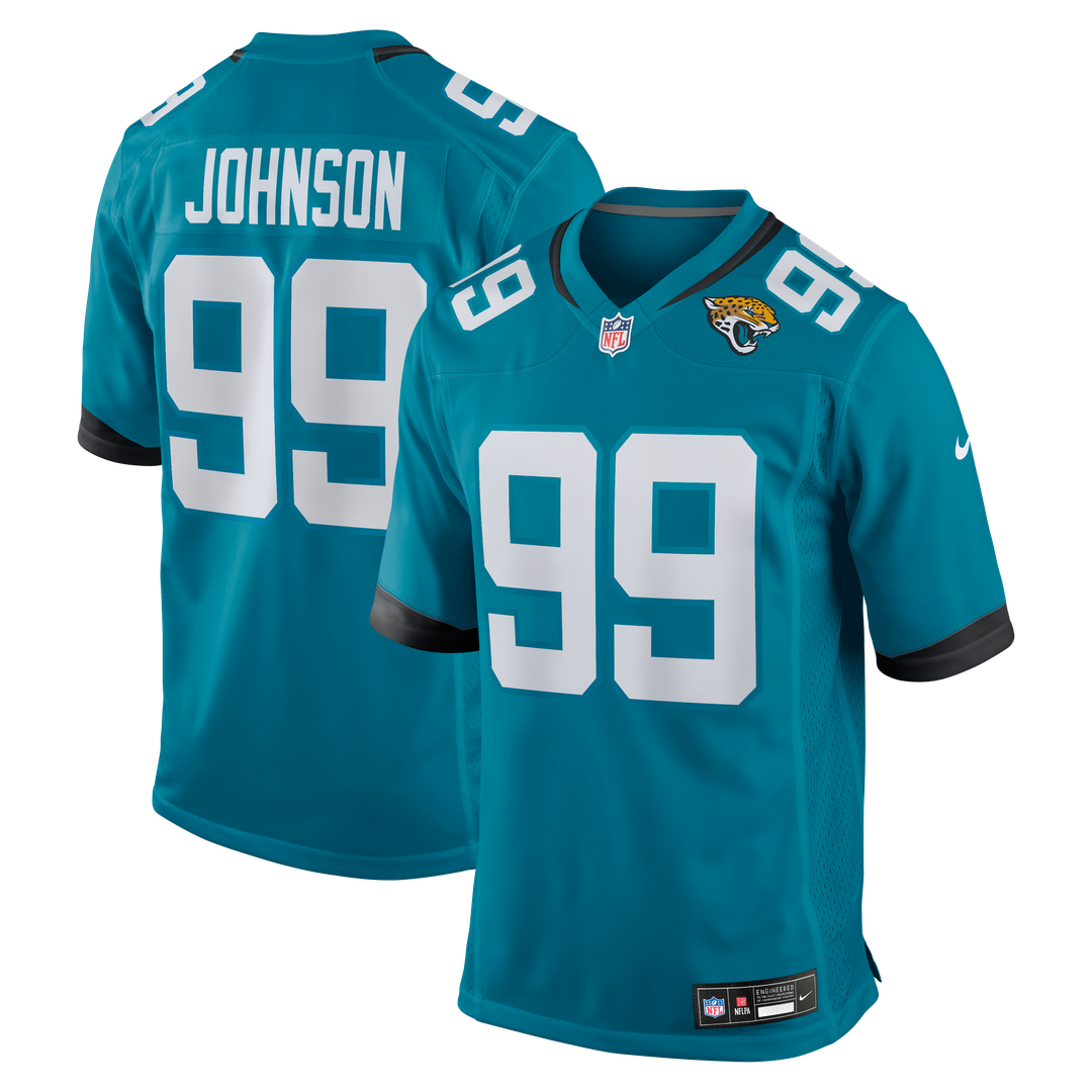 Jacksonville Jaguars Austin Johnson Nike Team Game Jersey - Teal