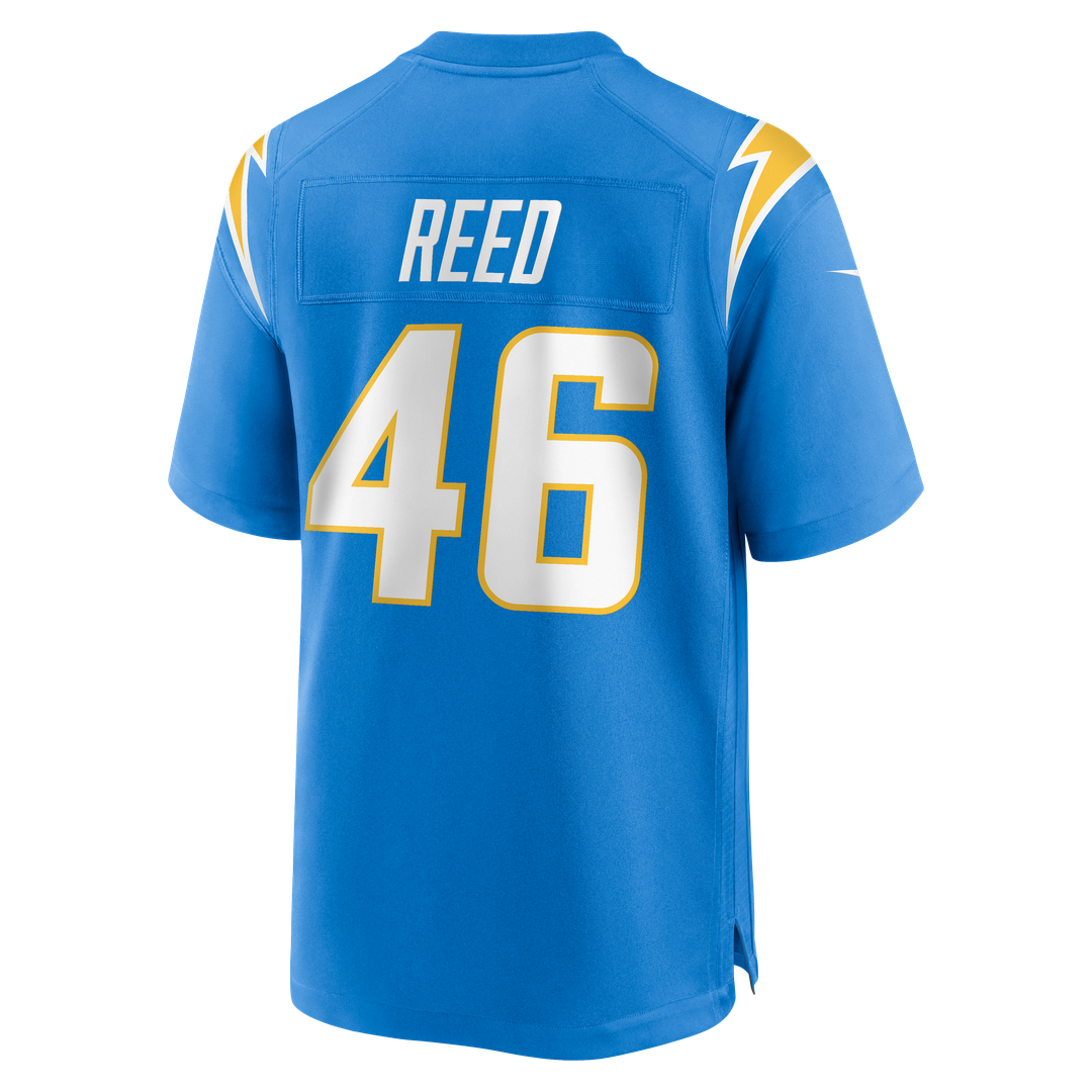 Los Angeles Chargers Nikko Reed Nike Team Game Jersey - Powder Blue