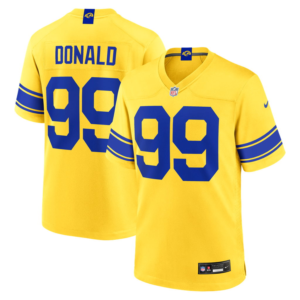 Los Angeles Rams Aaron Donald Nike Game Jersey - White