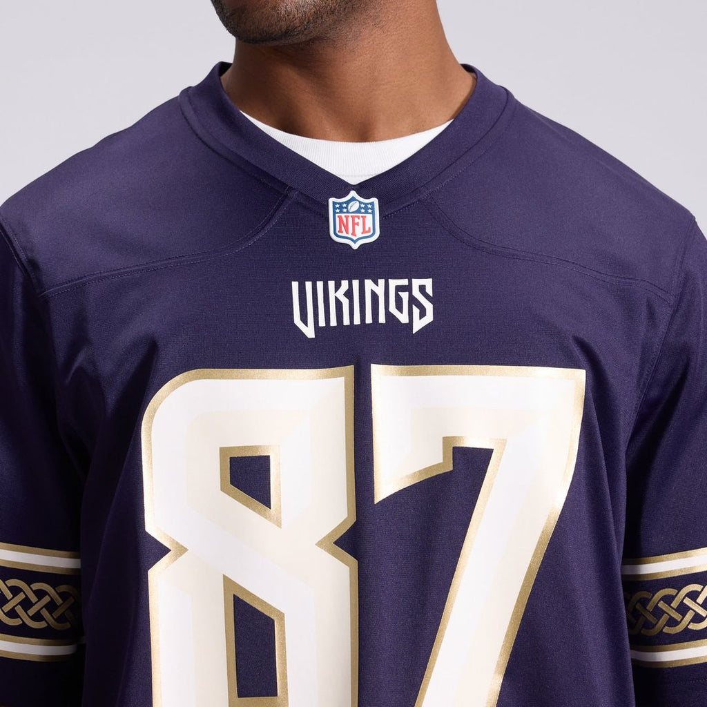 Minnesota Vikings T.J. Hockenson Nike 2026 Rivalries Collection Game Jersey - Purple