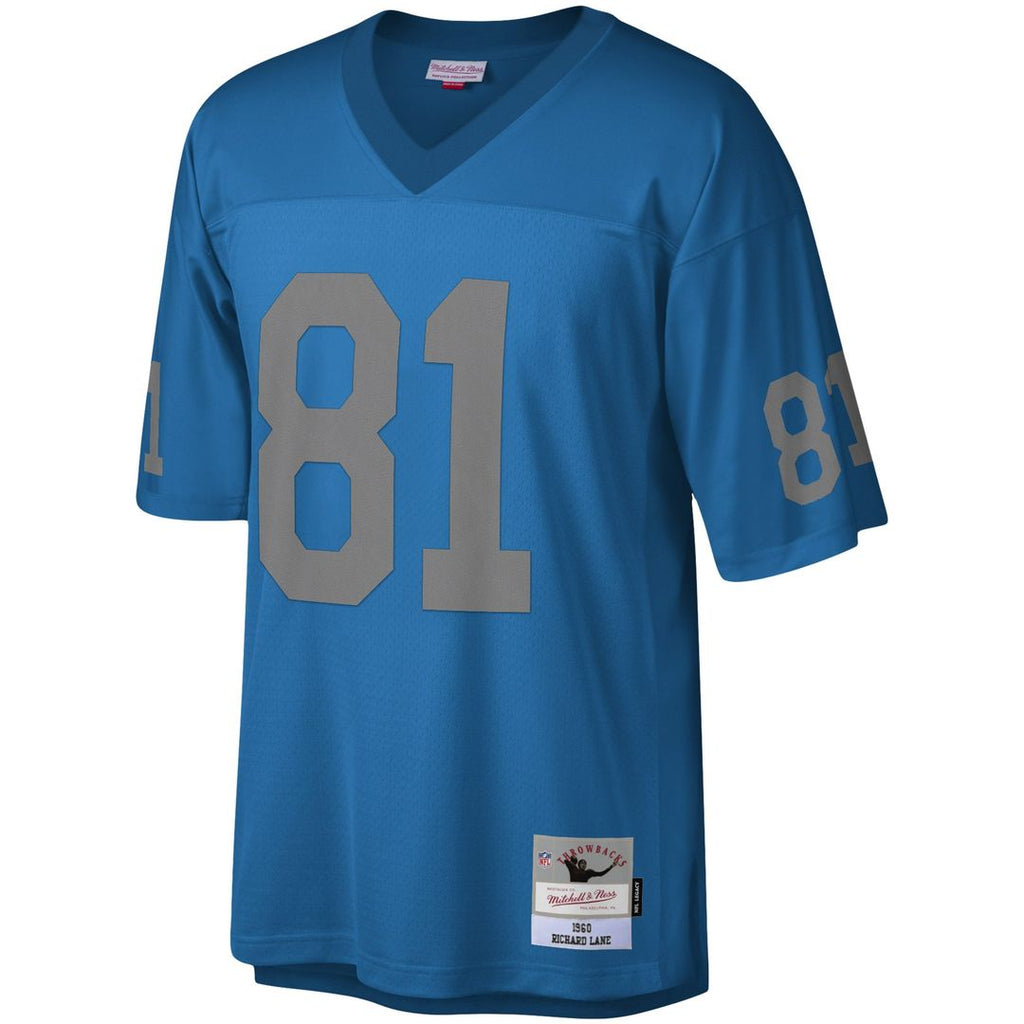 Detroit Lions Richard Lane Mitchell & Ness Legacy Replica Jersey - Blue