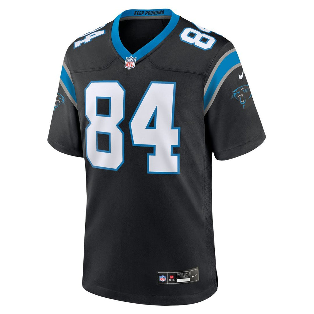 Carolina Panthers Mitchell Evans Nike Team Game Jersey - Black