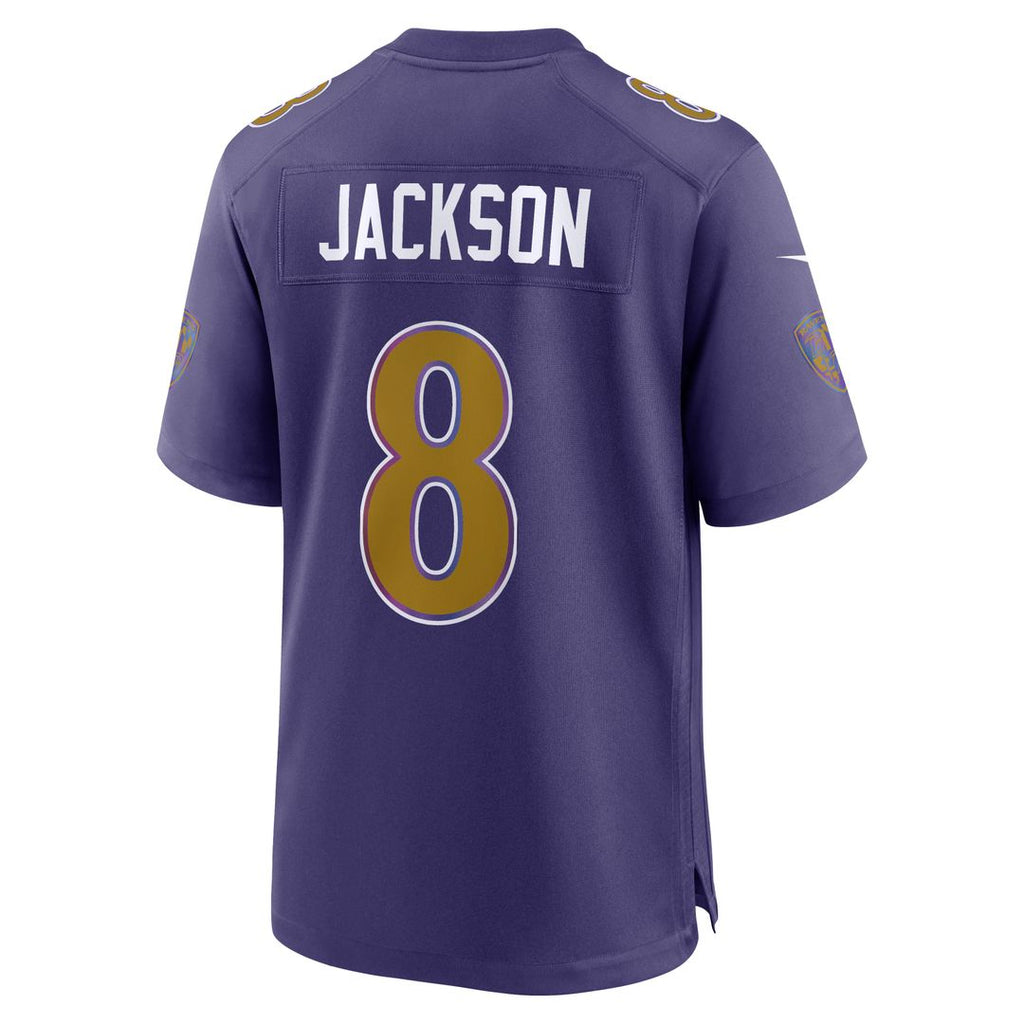 Baltimore Ravens Lamar Jackson Nike Alternate Game Jersey - Purple