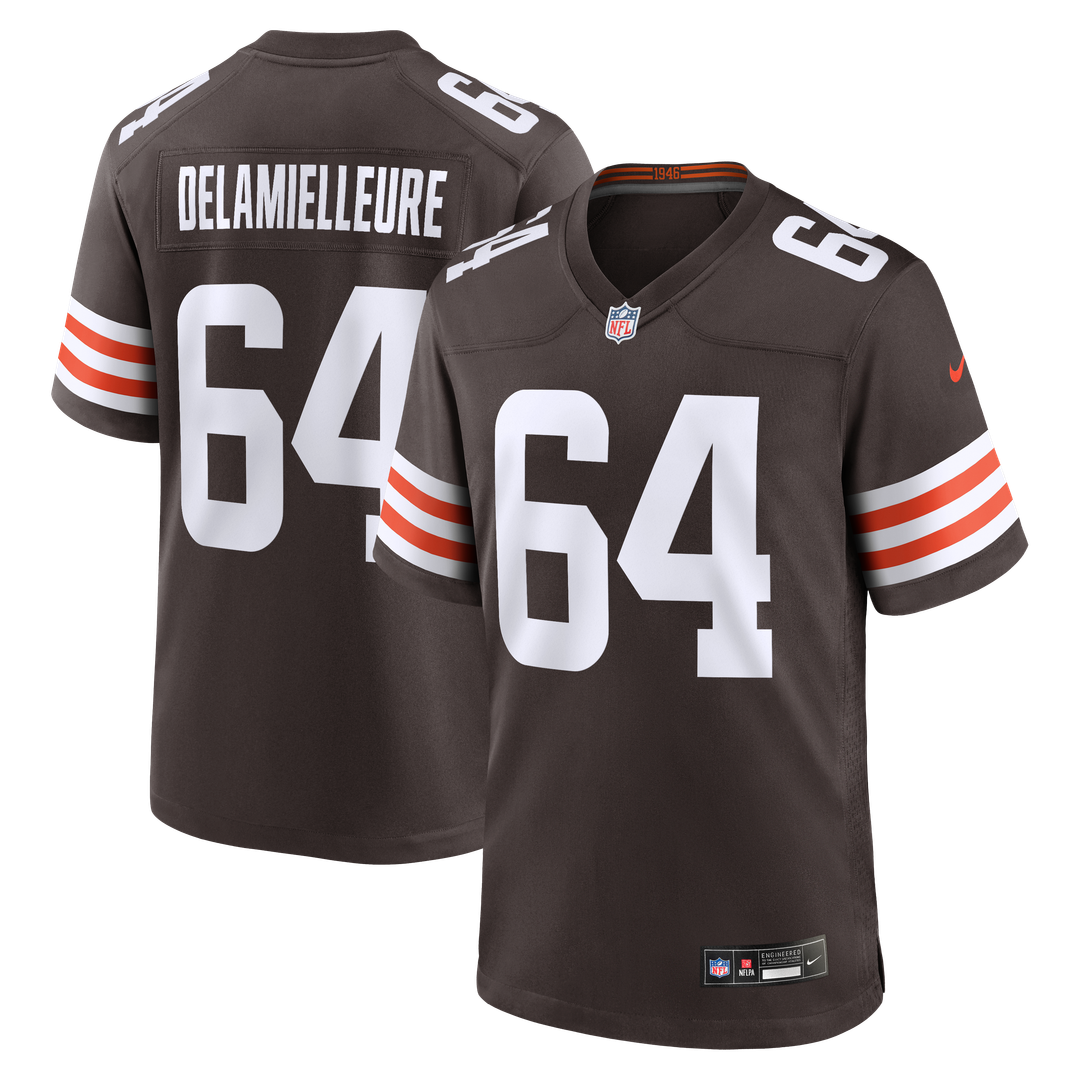 Cleveland Browns Joe DeLamielleure Nike Game Retired Player Jersey - Brown