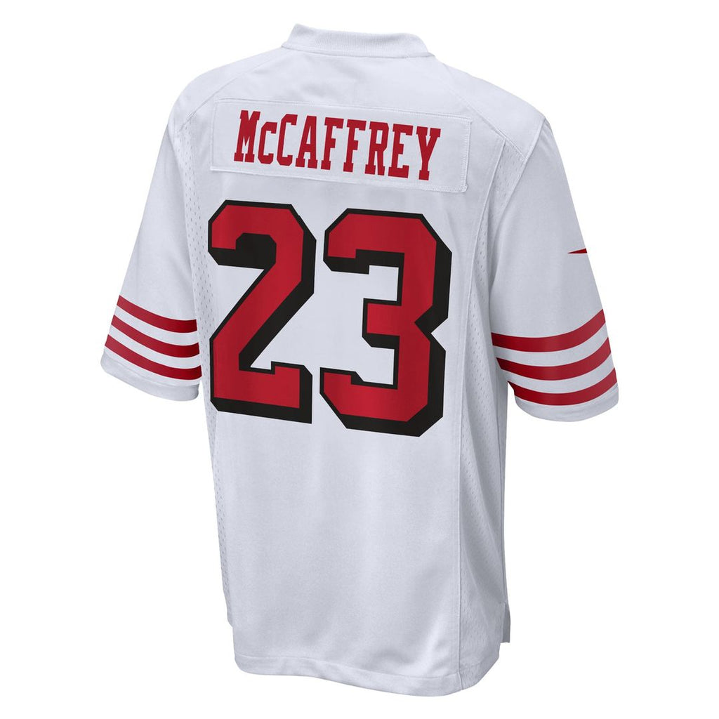 San Francisco 49ers Christian McCaffrey Nike Game Jersey - White