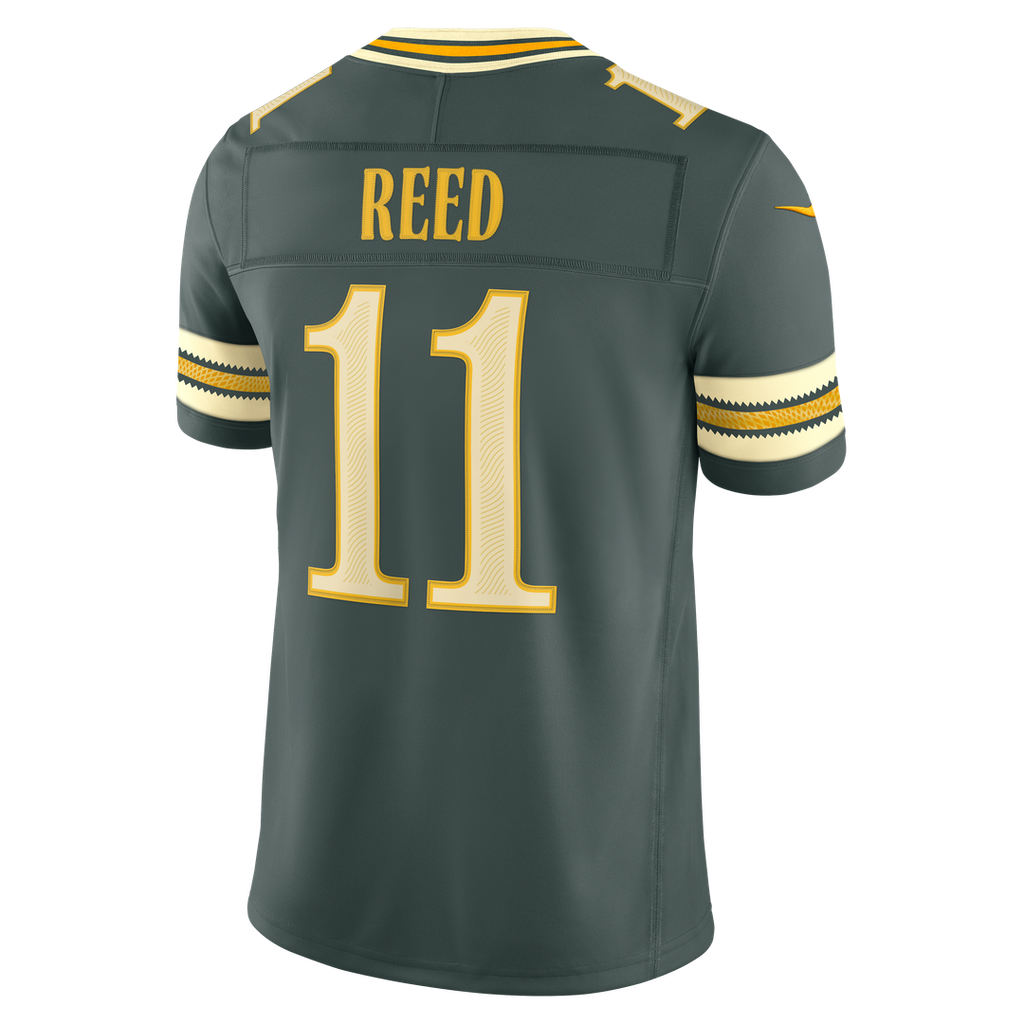 Green Bay Packers Jayden Reed Nike 2026 Rivalries Collection Stitched Limited Jersey - Green