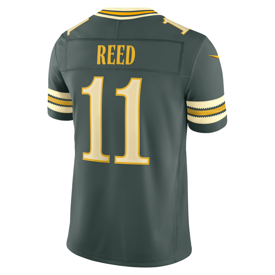 Green Bay Packers Jayden Reed Nike 2026 Rivalries Collection Stitched Limited Jersey - Green