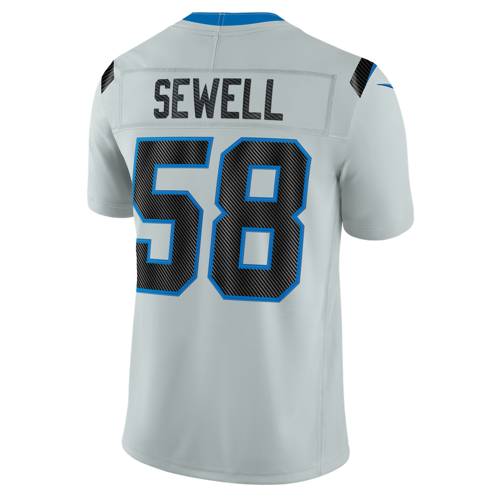 Detroit Lions Penei Sewell Nike 2026 Rivalries Collection Stitched Limited Jersey - Silver