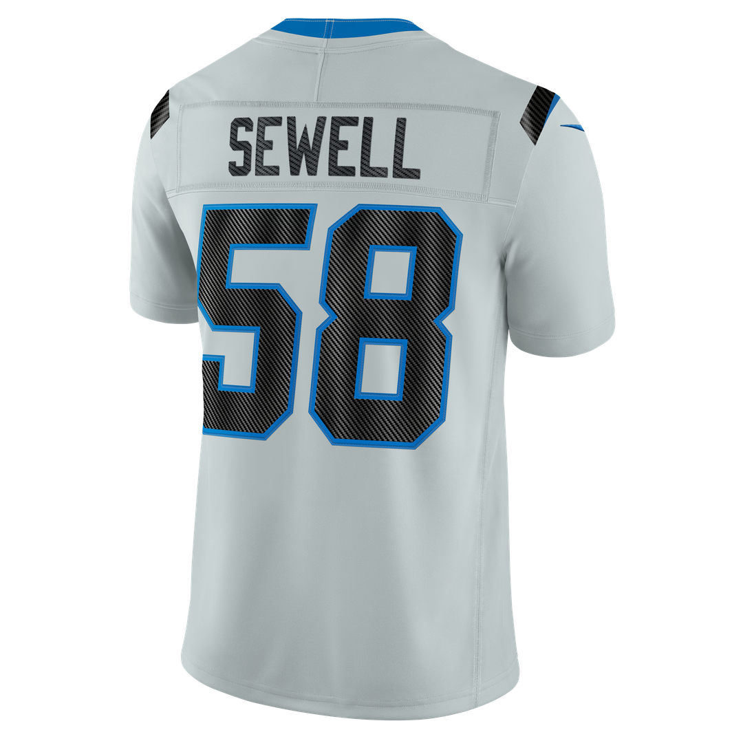 Detroit Lions Penei Sewell Nike 2026 Rivalries Collection Stitched Limited Jersey - Silver