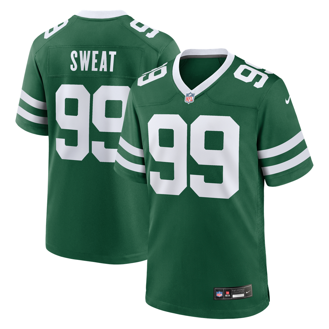 New York Jets T'Vondre Sweat Nike Team Game Jersey - Legacy Green